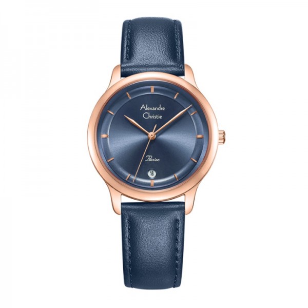 Alexandre Christie AC 2972 Rosegold Blue BDLRGBU